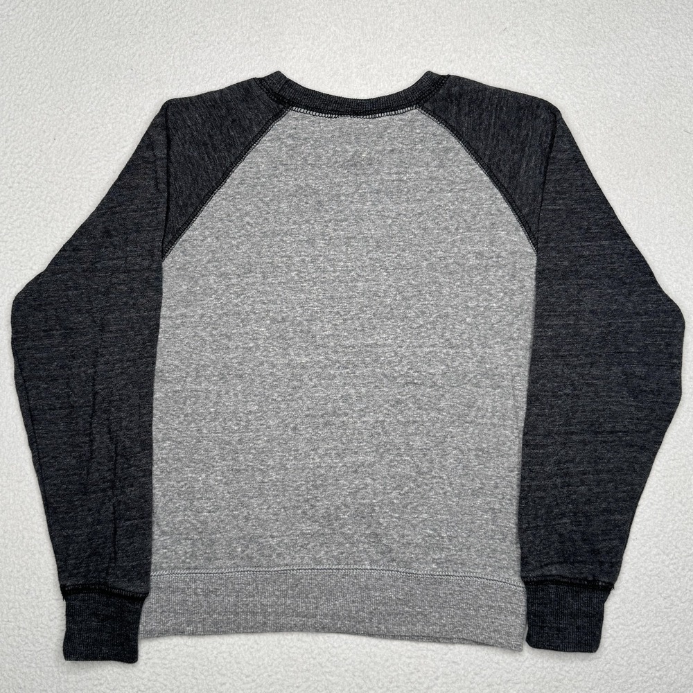 Vtg 90s Pokemon Pikachu Sweatshirt Boys Sz XS Gray Black Raglan Crewneck Graphic - Picture 2 of 7